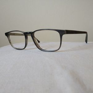Warby Parker Eyeglass Frames Bensen 150 52-19-145 Gray Full Rim Rectangle